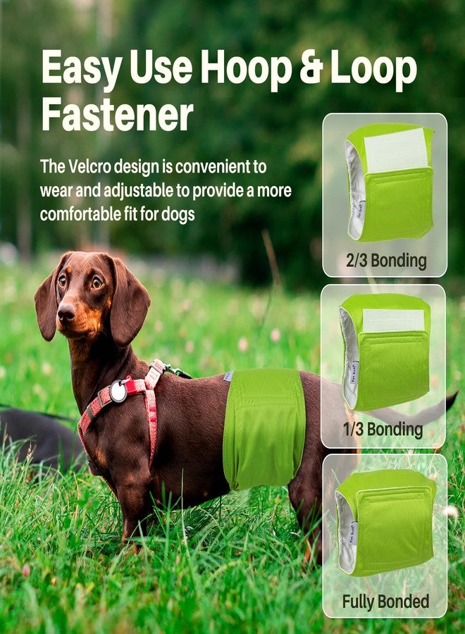 Pet Soft Dog Diapers Male, 5 Pack Male Dog Belly Bands, High Absorbing Washable Males Dog Wraps for Doggie Puppy(Classic, XS) - Image 4